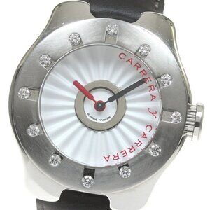 Carrera y Carrera Avalon Diamond Bezel white Dial Quartz Men's Watch_842516